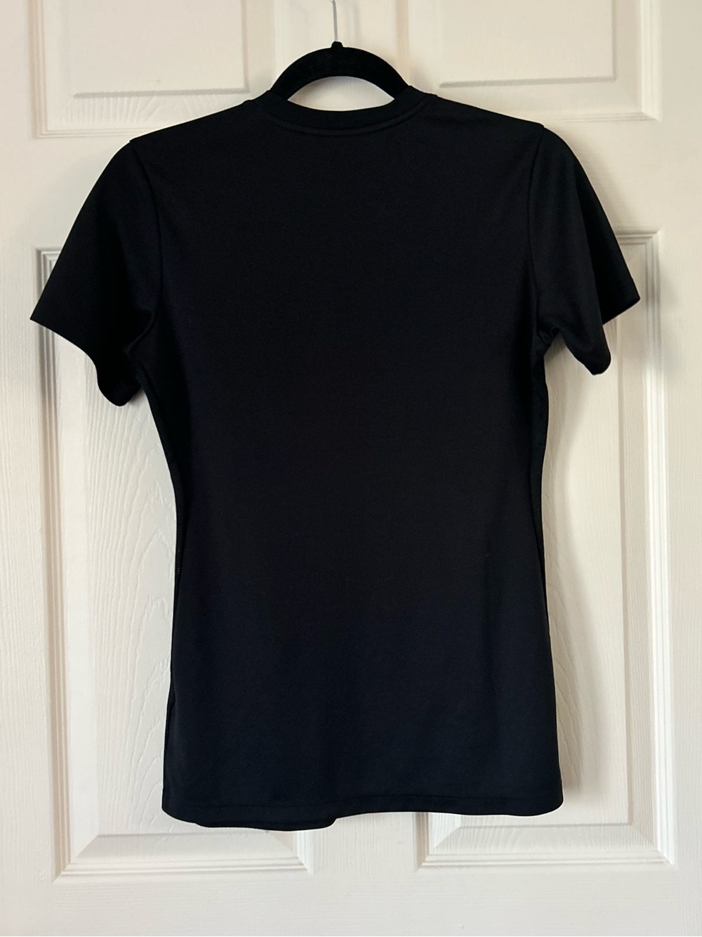Nike Black Fitted Performance Tee Athletic Shirt Women's Size S - Picture 3 of 7